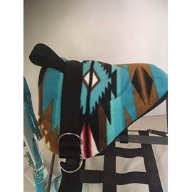Party Ponies Southwest Miniature Horse/SM Pony Bareback Saddle Sets (Bareback Saddle with Stirrups)