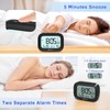 Geevon Small Travel Alarm Clock, Digital Alarm Clocks for Bedrooms