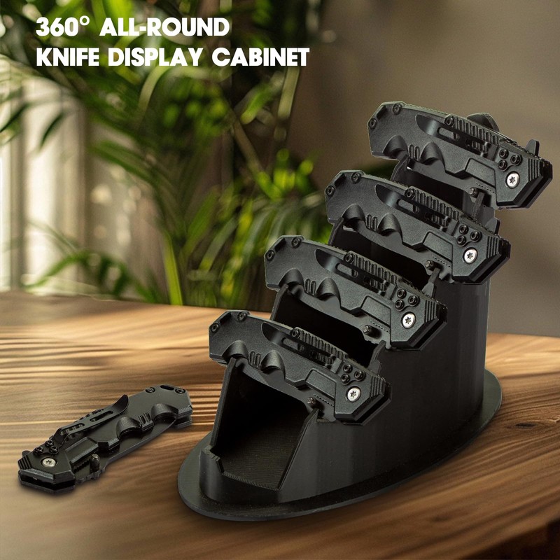 Knife Display Case Acrylic Knives Display Stand, Knife Holder Pocket