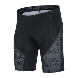 DIFOS Men's Padded Cycling Underwear Shorts 4D MTB Bike Shorts Biking Gray