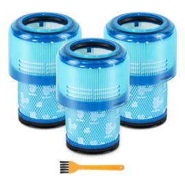Fanulter 3 Pack V15 Vacuum Filters Replacement for Dyson-V15 Detect, V15 Detect Absolute, V15 Submarine, Dyson-V11 Animal Filter, Dyson-V11 Filter, Dyson-V15 Detect Filter, Part 970013-02