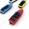 LOVIVER Mini Motorboat Model, Alloy Simulation Speedboat Educational Toy, Micro