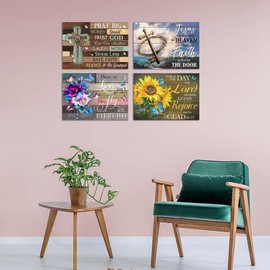 Muzagroo Art 5D Diamond Paintings Kits for Adults 5D Diamond Art Kits with Round Full Drill Diamonds DIY Gem Art for Beginners Love Theme 4PCS Wall Art for Living Room