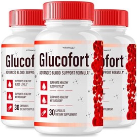 (3 Pack) Glucofort, Max Advanced Blood Support Formula Capsules