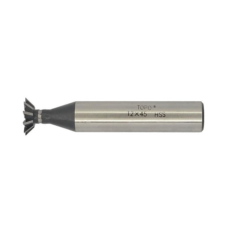 NACX 12mm x 45-Degree HSS Dovetail Cutter Milling End Mill,
