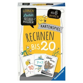 Ravensburger 80349 Learning Laughter DIY: Calculate up to 20, Children's Game from 6 Years, Educational Game for 1-5 Players, Card Game, Mathematics