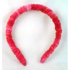 Strawberry Tie Dye Velvet Headband - Made in the USA