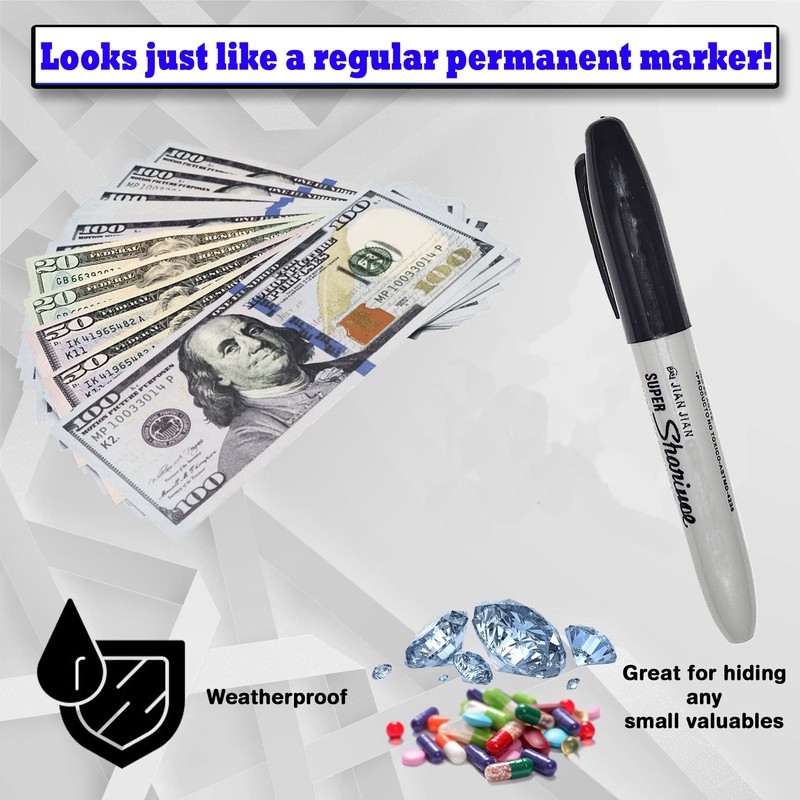 Fake Pen Diversion Safe Large Marker - Realistic Pen Diversion