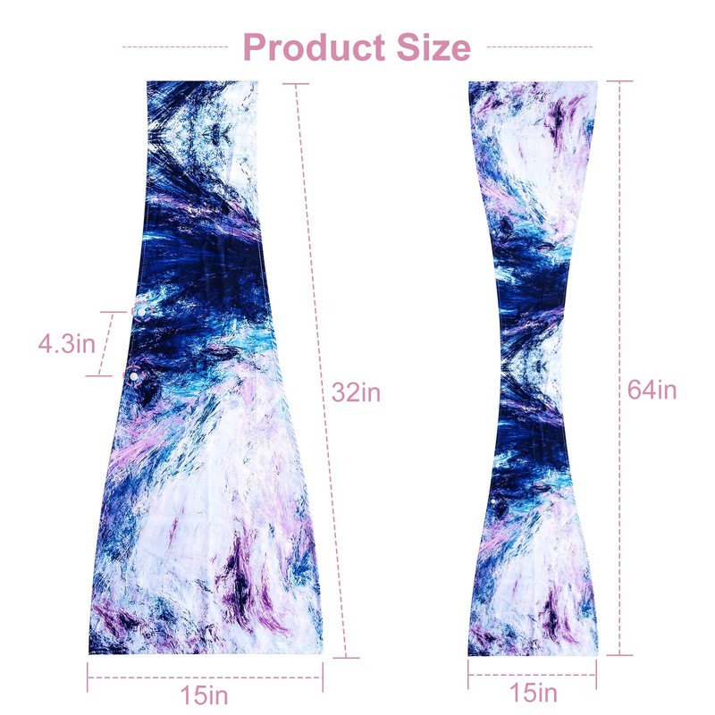 Gloserin 2 Pack Adult Bibs Scarf Washable and Reusable Dining