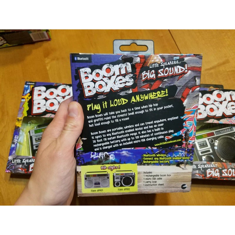 Boom Boxes Little Speakers Collector's Edition Style 888 Bluetooth Travel