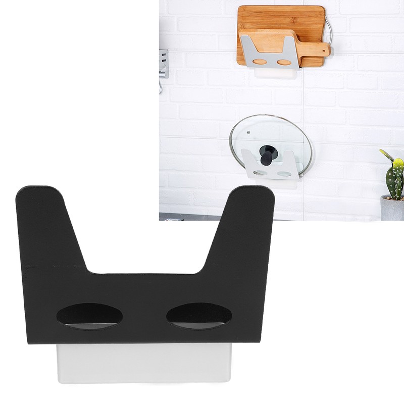 Wall Mounted Pot Lid Rack Cutting Board Pan Lid Organizer
