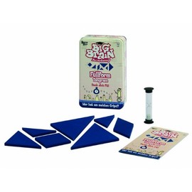 University Games 30305 Big Brain Academy: Big Brain Tangram Metal Box