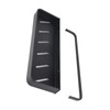 40cm Bathroom Storage Shelf Black Aluminum Wall Mounted Floating Shelves