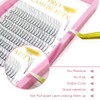 Fan Eyelash Eyelashes 3D-D-0.10-15, Short, Ready-Made Volume Eyelashes, 0.10 D