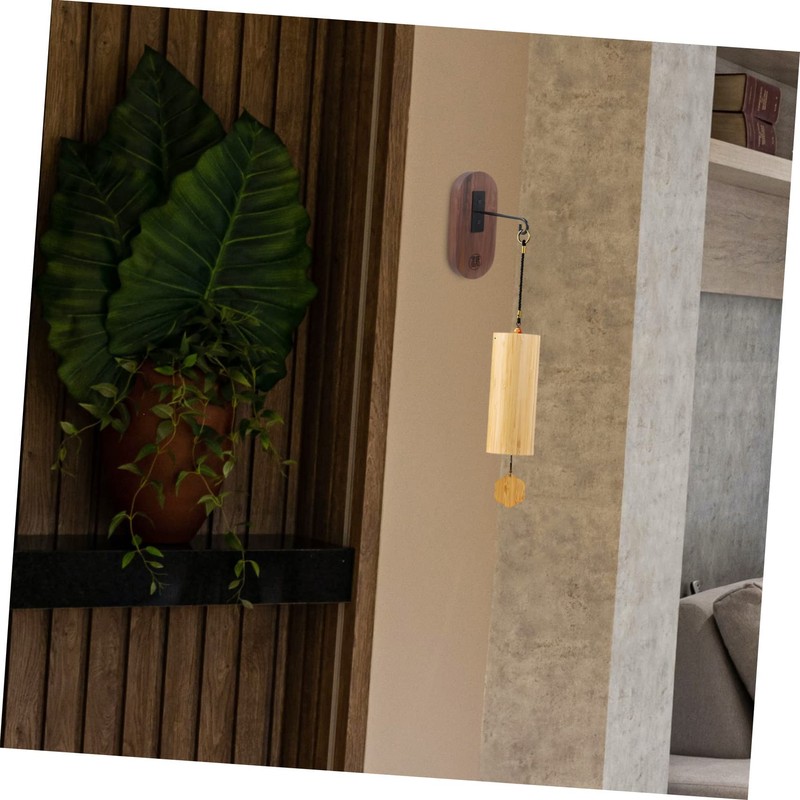 BIUDECO Metal Hook Wooden Wind Chime Bracket Wall Mount Easy