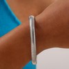 Frigotine Chunky Silver Snake Chain Bangle Bracelet for Woman, Stainless