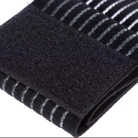 SEIWEI Elastic Wrist Brace 1 Piece Breathable Compression Bracelets Carpal for Men and Women Gym Sports Workout Tennis [Blue]