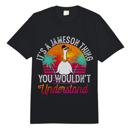 It's A Jameson Thing You Wouldn't Understand Funny Jameson Comfort Colors Adult Heavyweight T-Shirt