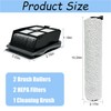 Brush Rollers and Filters Replacement Compatible with Tineco FLOOR ONE
