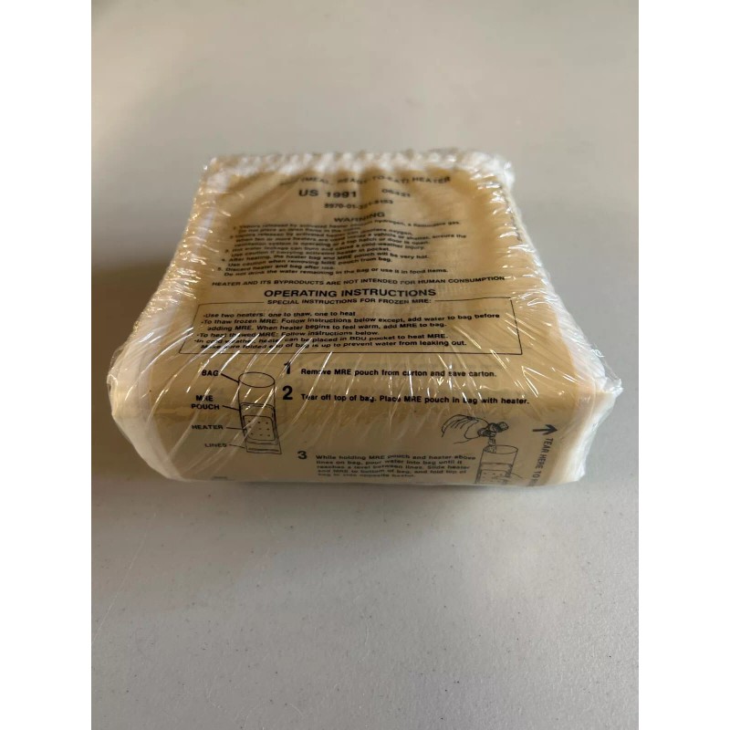 US 1991 Flameless Ration Heaters Unopened Pack (12) MRE Camping