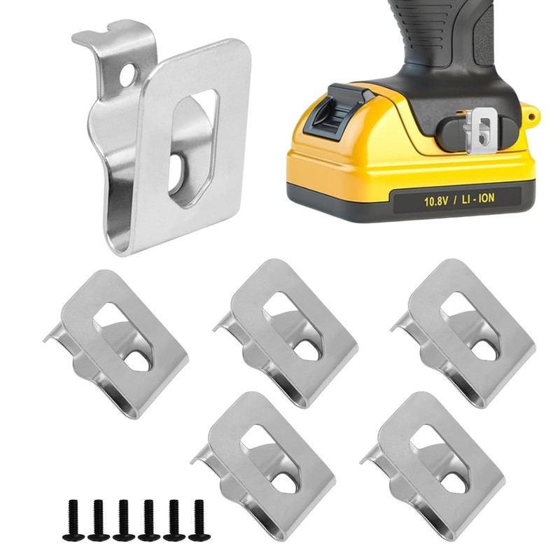 6 Pack Belt Clips, Replacement Belt Hook Clip, Drill Belt