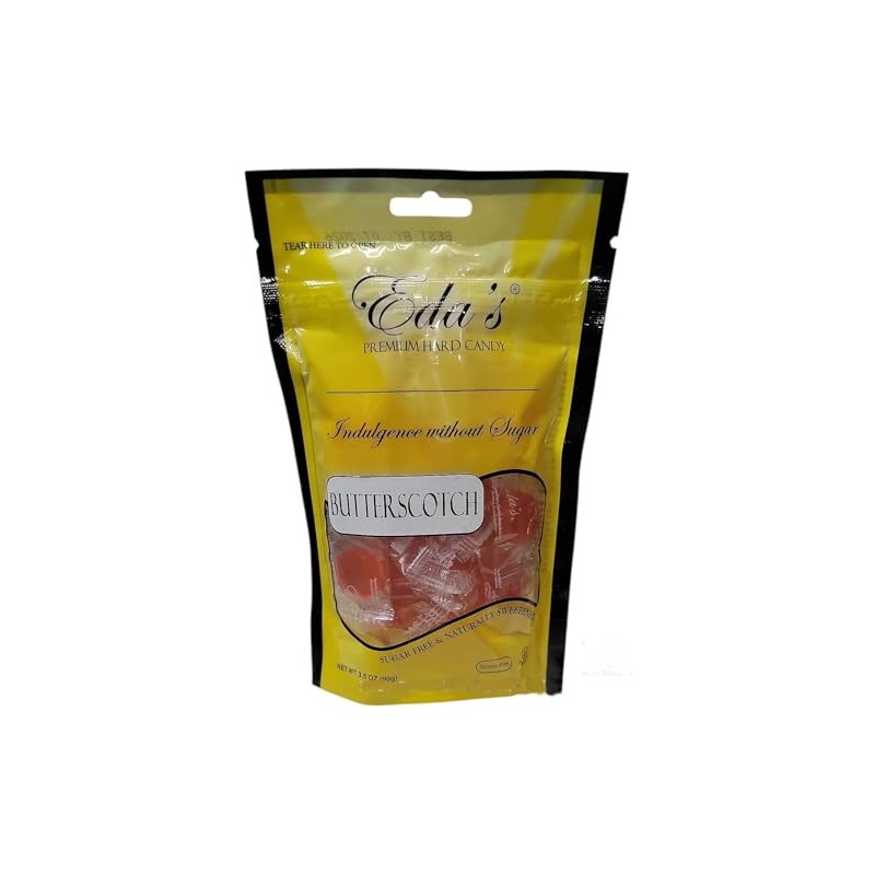 Eda's SugarFree Premium Hard Candy 3.5oz Resealable Bag (Pack Of