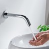 Wall Mount Automatic Faucet with Sensor Stainless Steel DC Powered