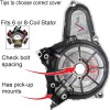 PCC Left Stator Cover for Horizontal 100 125cc ATV Engine