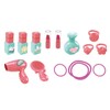 Plastic Dressing Playset 3 in 1 Red Makeup Suitcase Kids