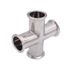 DERNORD 4 Way Cross Clamp Fits 1.5" Tri-clamp Sanitary Fitting
