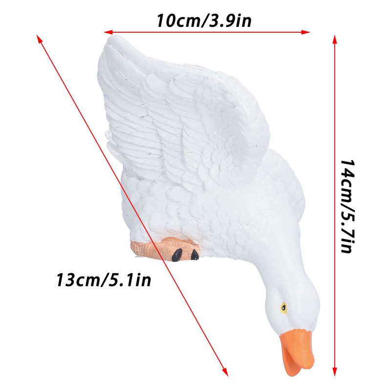 Resin Duck Bonsai Decorations Drinking Duck Landscape Resin Crafts Micro