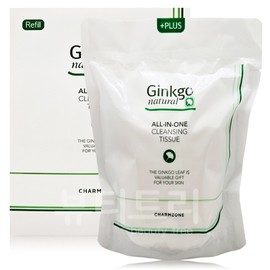Chamzone Ginkgo Natural All-in-One Cleansing Tissue 110 Sheets Refill / 참존 징코 내츄럴 올인원 클렌징 티슈 110매 리필