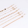 Fashion Gold Chain Mask and Eyeglass Strap Eyeglass Strap Solid Chain 5ea