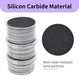 120PCS Medium 120 Grit Replaceable Sandpaper Discs for Electric Foot Callus Removers - 42mm/1.65in Smoothing Foot File Refills - Daily Foot Maintenance & Softening