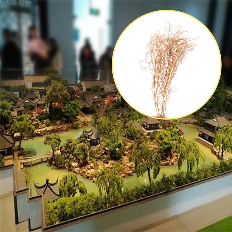 CENPEK Seafoam Trees Box Set Model Scene Materials Miniature Bushes