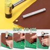 Keadic 7Pcs Leathercraft Rivet Install Punch Base Tool Kit, Stainless