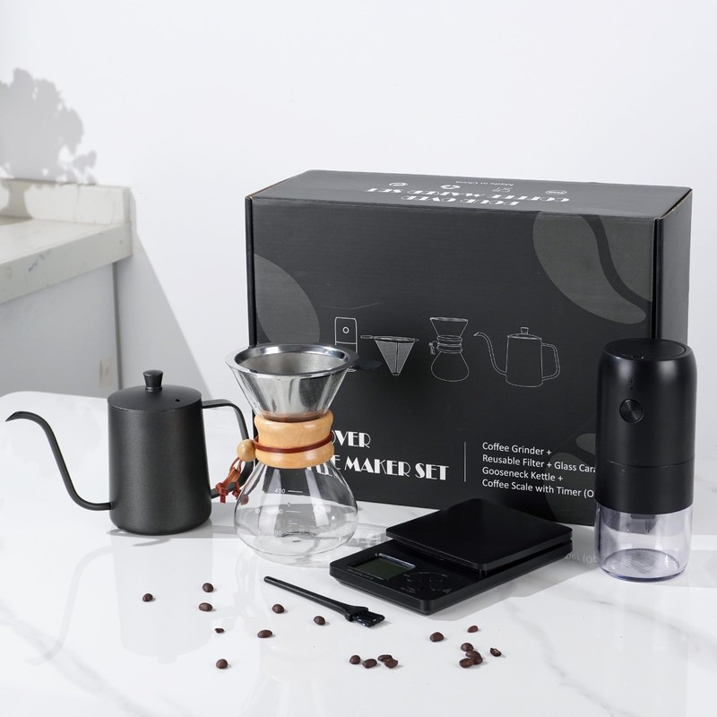 Pour Over Coffee Dripper Set, Hand Drip Coffee Maker Set,
