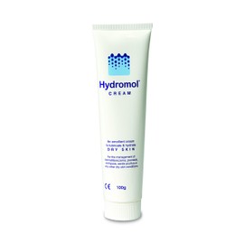 Hydromol Hydromol Cream, For the Management of Dry and Itchy Skin, Eczema and Psoriasis, Eczema Cream suitable for all ages, Moisturising Cream, Suitable for sensitive skin, non-steroidal, SLS Free, 100 g