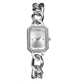Avaner Women's Square Bracelet Watches: Analog Quartz Rhinestones Adjustable Wrist Watches for Women Ladies