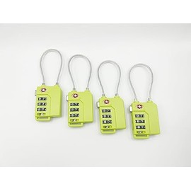 INEWTECK Green 3 Digit TSA Security Combination Lock, for Luggage, Suitcases, Bags