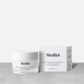 Medik8 Daily Radiance Vitamin C Travel Size - 2-in-1 SPF & Face Moisturiser - C-Tetra Cream SPF 30 - Shields Skin Against Premature Signs of Ageing - 12.5ml