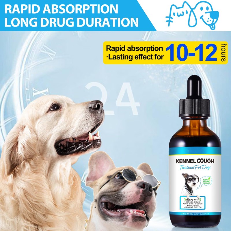 Kennel Cough Treatment for dogs Supports Healthy Breathing and Immune