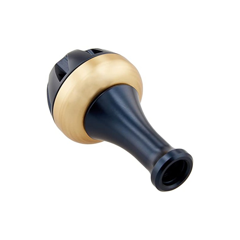 Daiwa SLP Works Aluminum Round Knob, Size S, Navy/Gold