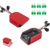2 Pack Power Wheel for Craftsman V20 20V Battery Adapter,