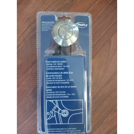 ProFlo PFAS202ZSS Dual Outlet (Garbage Disposal) Air Switch in Stainless Steel