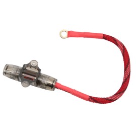 Sound Fuse Cable 8GA O Ring Terminal Copper Core Safe Car Amplifier Fuse Wire Holder for Boat