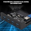 PCI-E to 4xUSB3.0 for NEC720201 Chip Front Floppy Bay Adapter