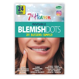 7th Heaven Invisible Blemish Dots – 24 Dots Per Pack – Clear Hydrocolloid Pimple Patches for Acne and Spot Treatment