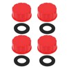 VGOL Pack of 4 5 Gallon Petrol Can Lids Coarse