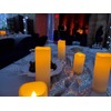 YIWER Waterproof Outdoor Flameless Candle, 12 Pcs Plastic Candles Pillars,